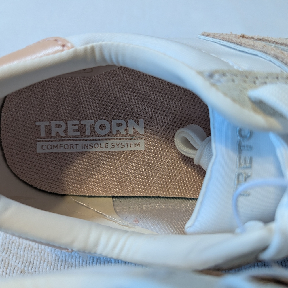 Tretorn White and Tan Athletic Shoes - Picture 2 of 7